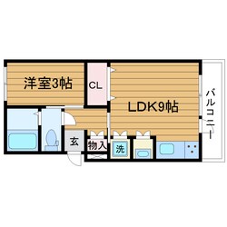 ハコス摂の物件間取画像